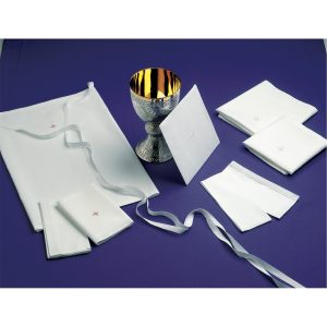 small mass linens displayed on a table